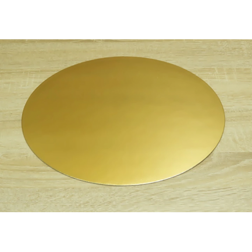 Podkład złoty okrągły gładki 34 cm